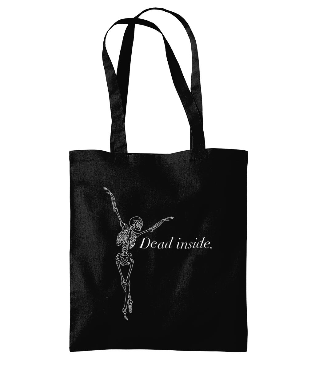 'Dead inside' Organic Cotton Tote Bag