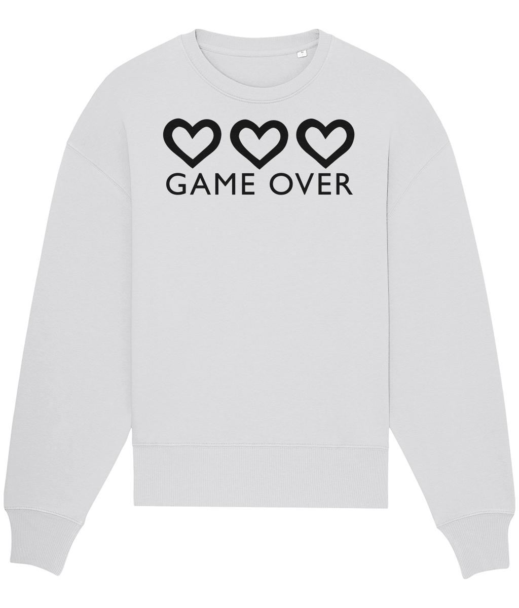 'GAME OVER' Oversized Unisex Sweatshirt