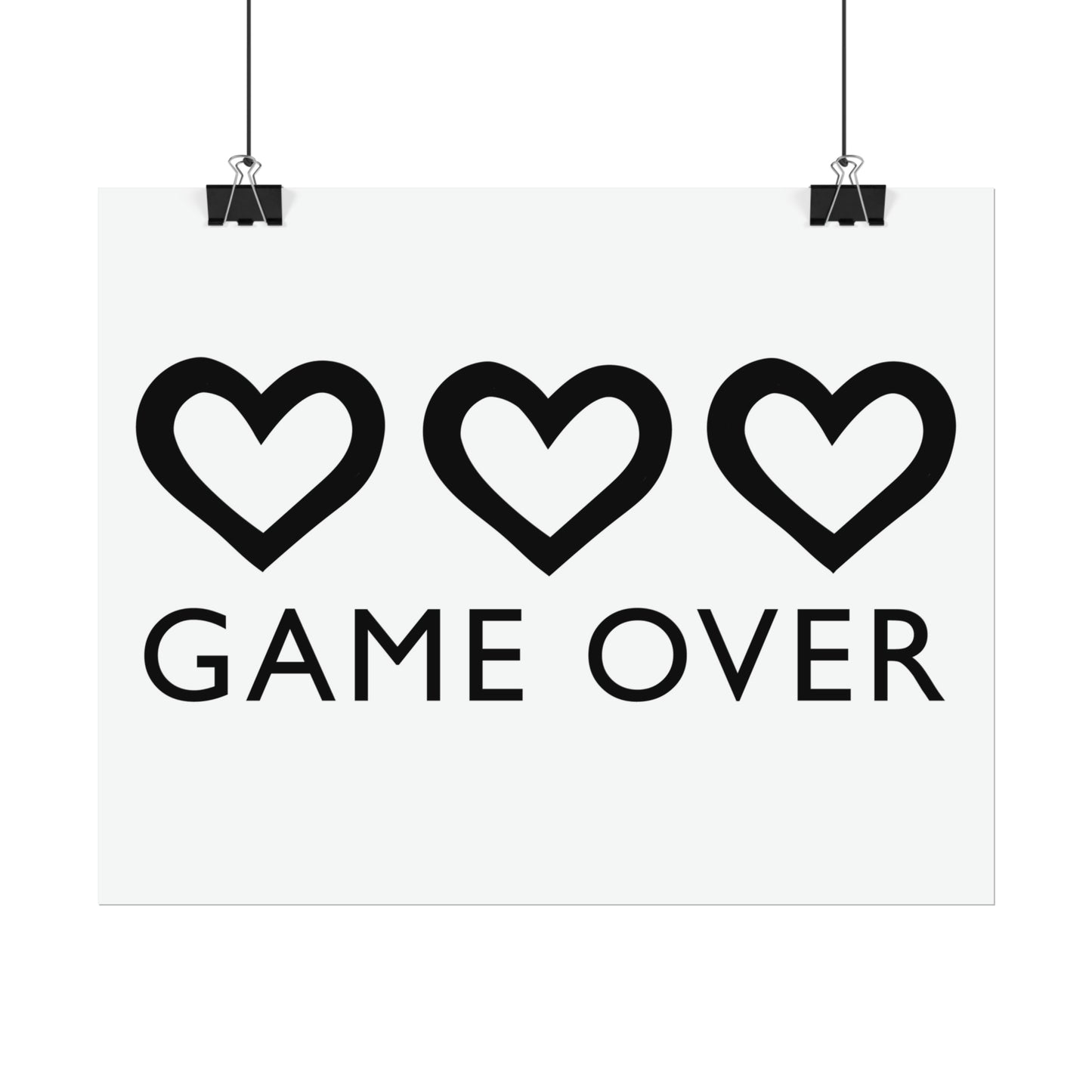 GAME OVER Poster