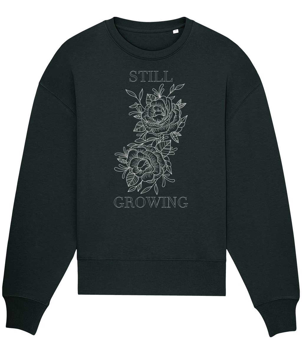 'Still Growing' Oversized Unisex Sweatshirt