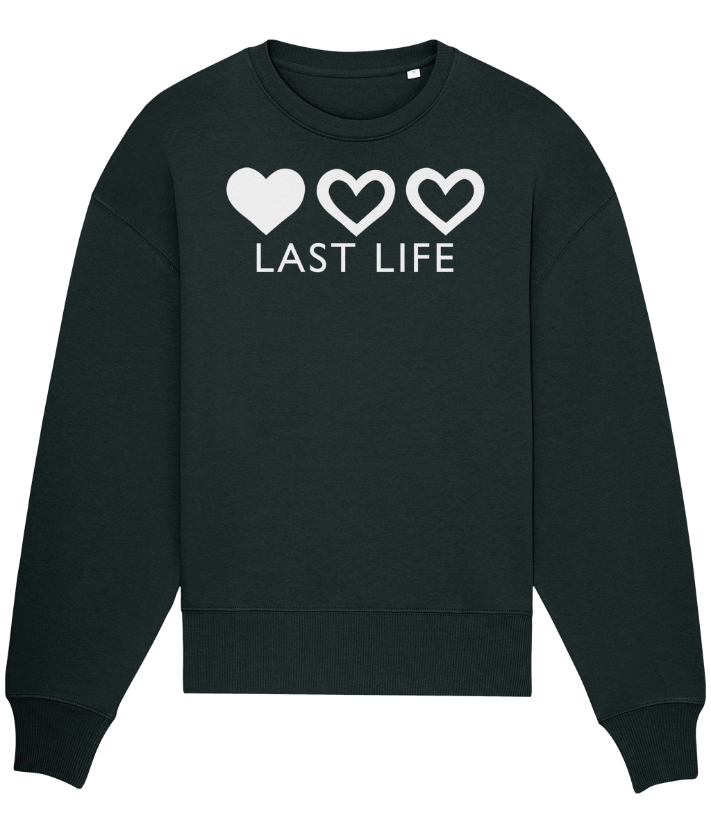 'LAST LIFE' Oversized Unisex Sweatshirt