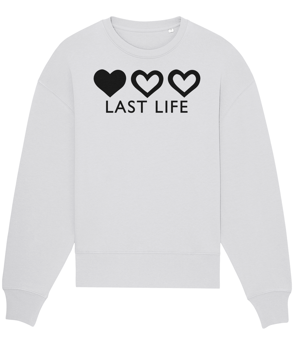 'LAST LIFE' Oversized Unisex Sweatshirt