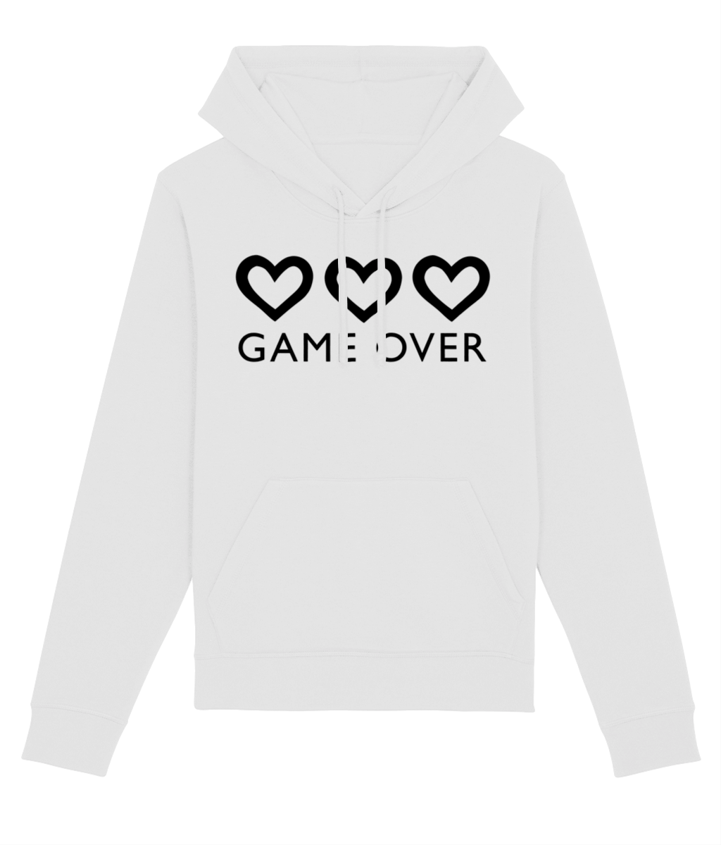 'GAME OVER' Organic Unisex Hoodie