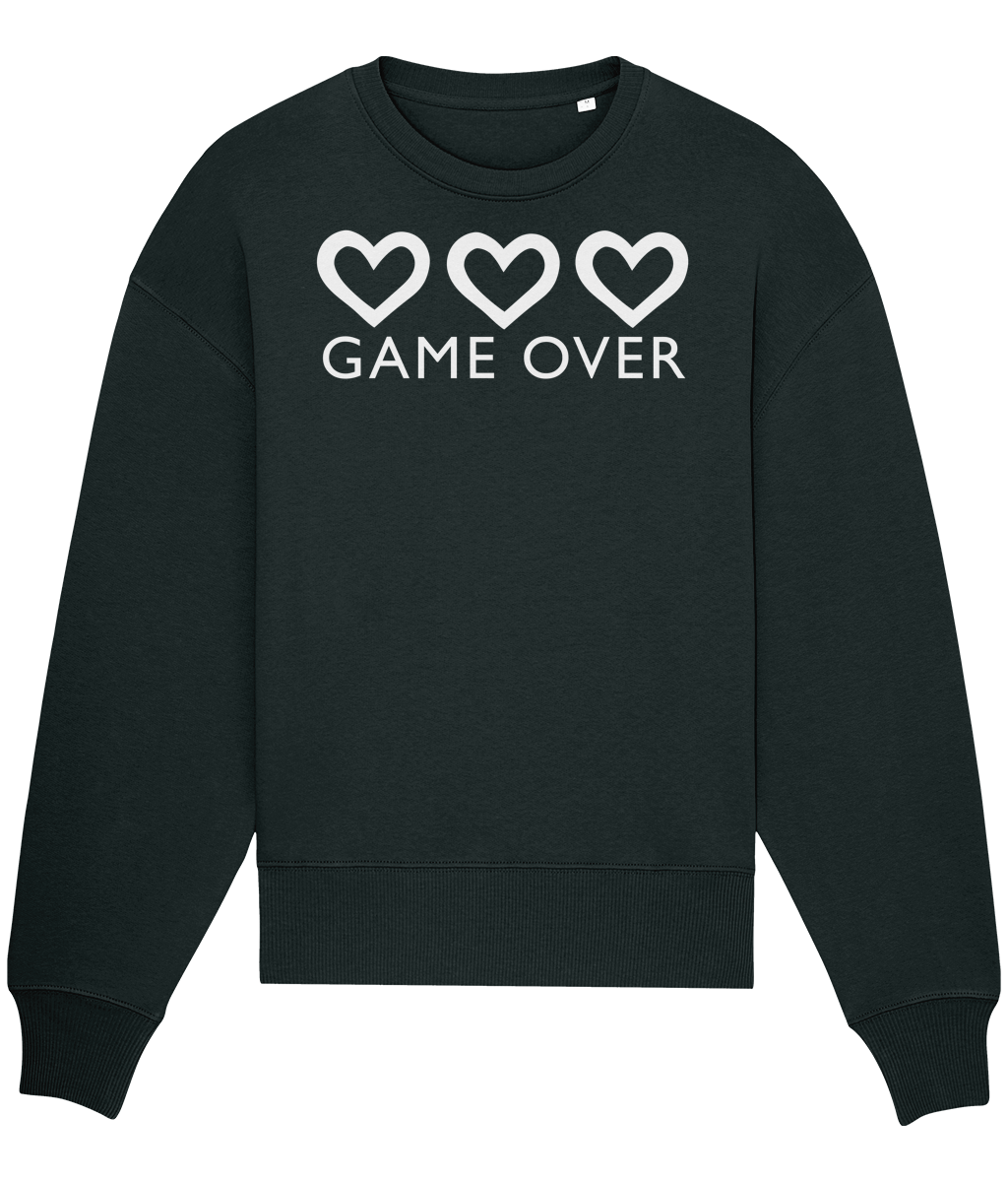 'GAME OVER' Oversized Unisex Sweatshirt